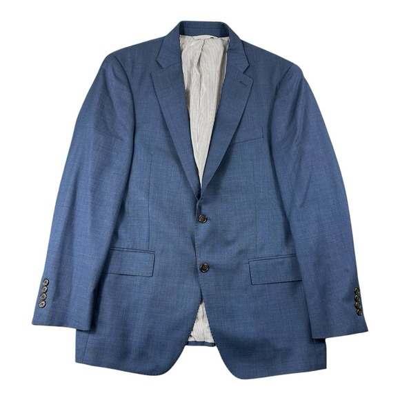 Todd Snyder Blue Black Woven Wool Men's 2-Btm Sportcoat Size 42R